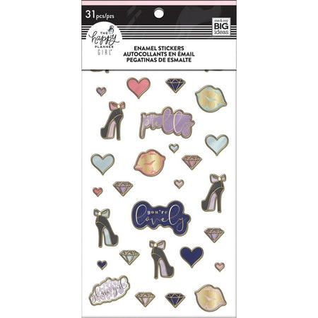 Me & My Big Ideas Happy Planner - Glam Girl Enamel Stickers