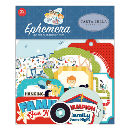 Carta Bella Family Night - Ephemera