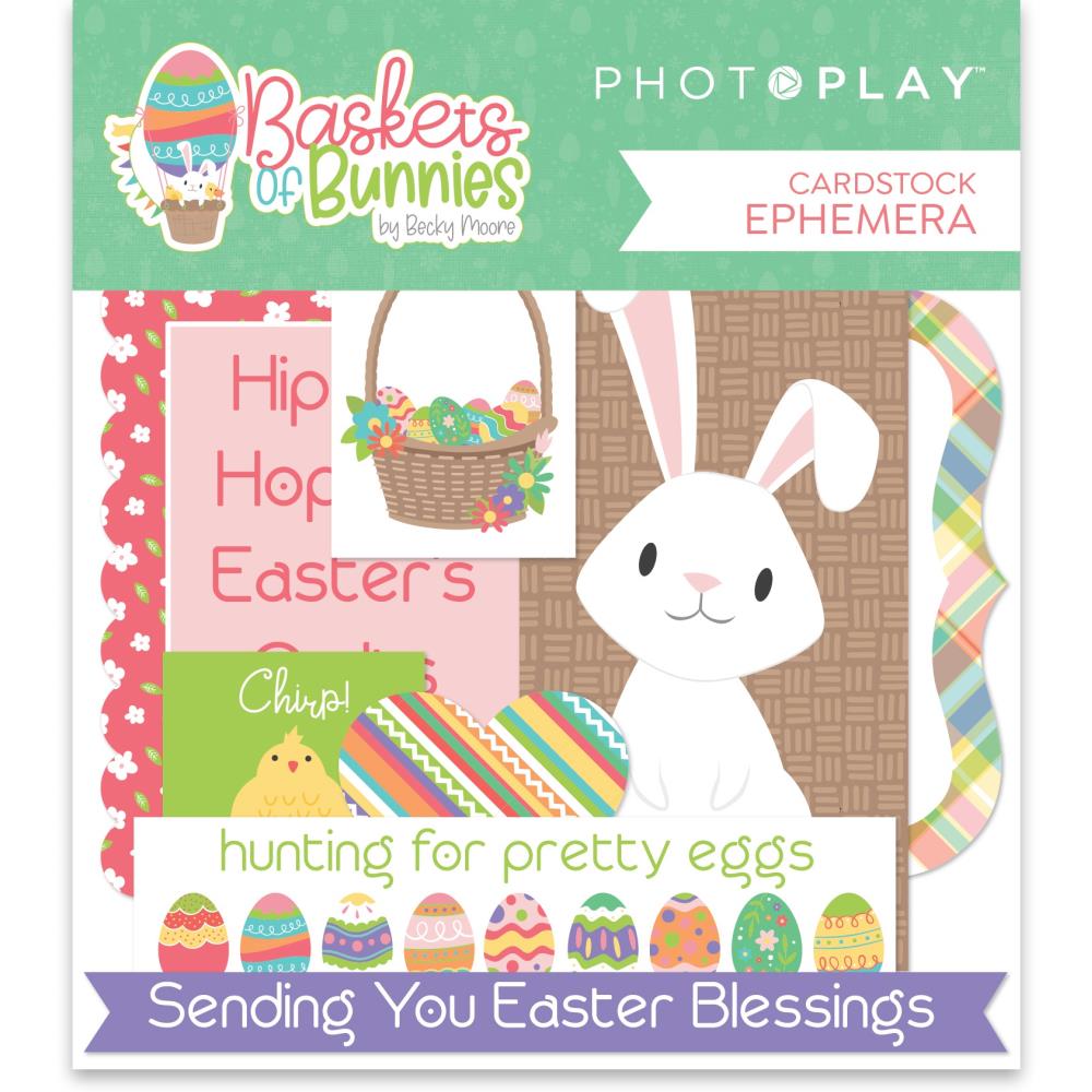 Photoplay Baskets of Bunnies - Ephemera