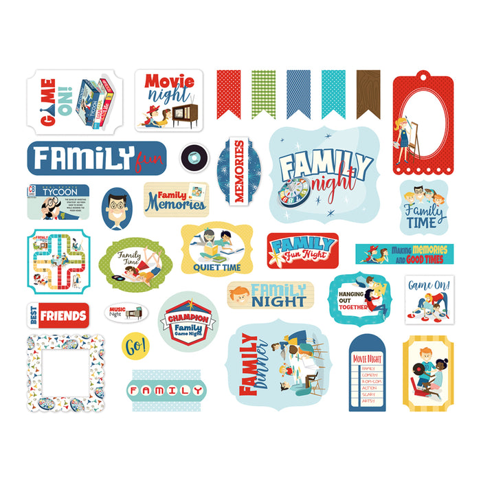 Carta Bella Family Night - Ephemera