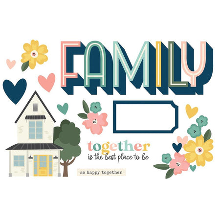 Simple Stories Page Pieces - Family