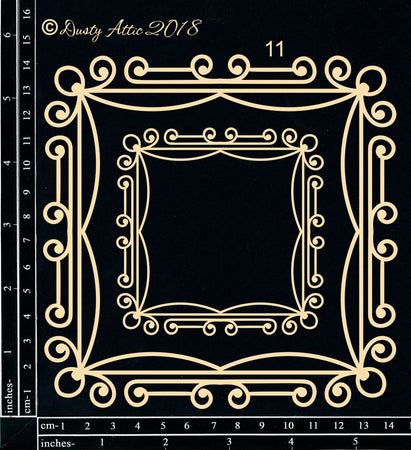 Dusty Attic - Fancy Frame #11