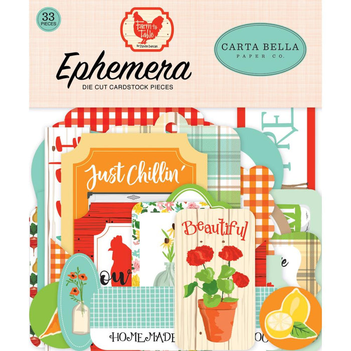 Carta Bella Farm to Table - Ephemera