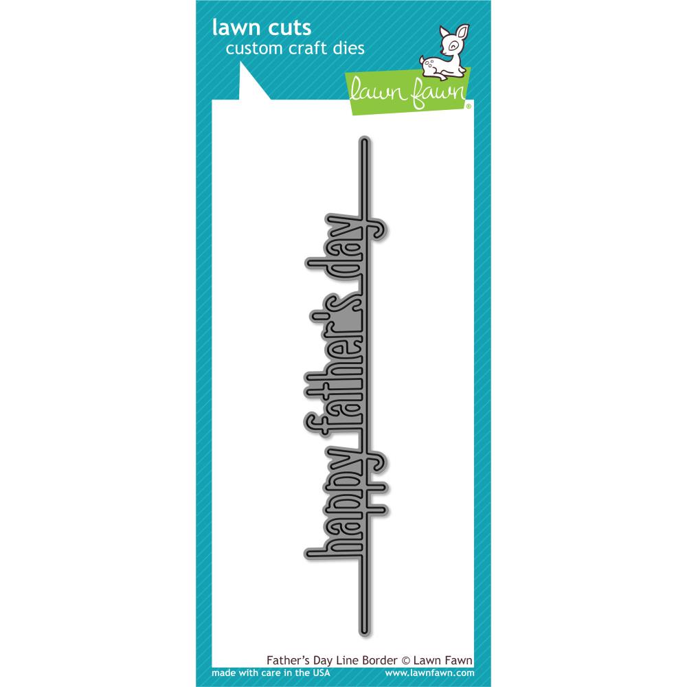 Lawn Fawn Craft Die - Father's Day Line Border