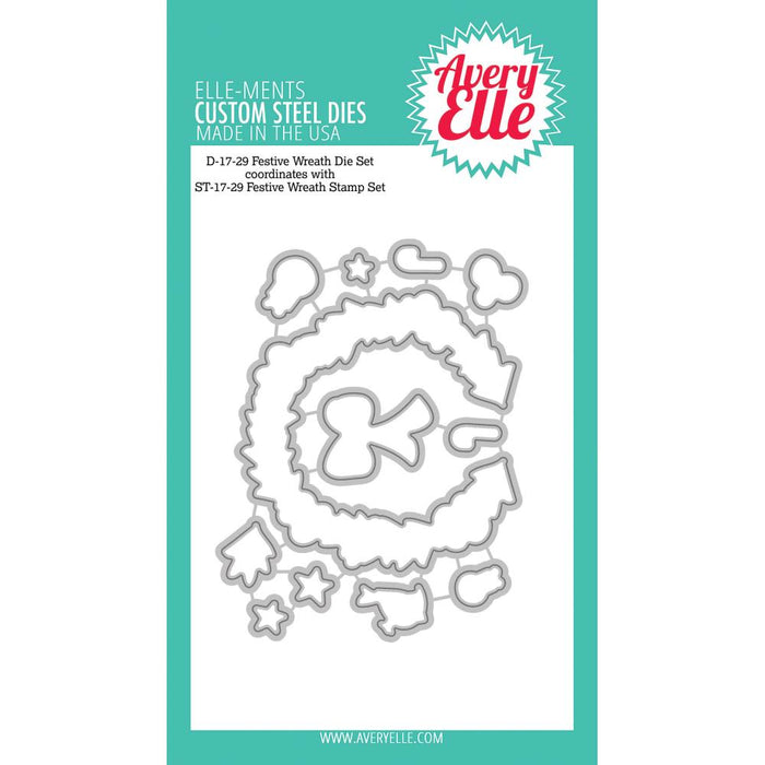 Avery Elle Elle-ments Die - Festive Wreath