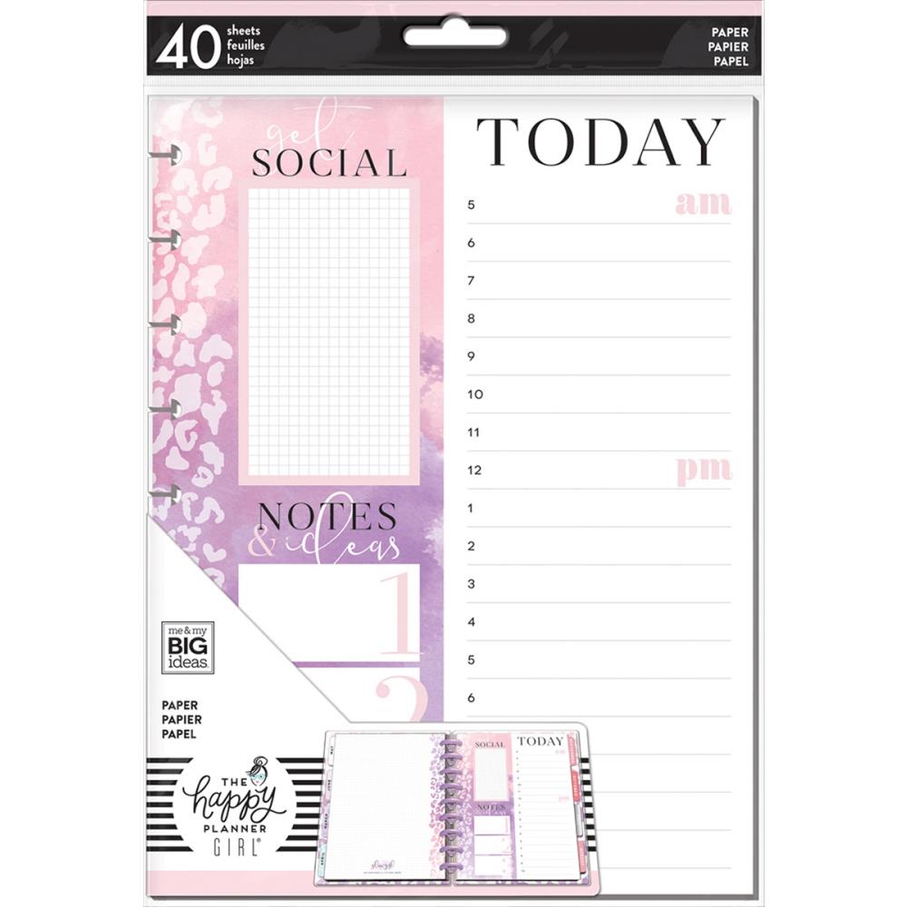 Me & My Big Ideas Happy Planner - Medium Fill Paper Glam Girl Social