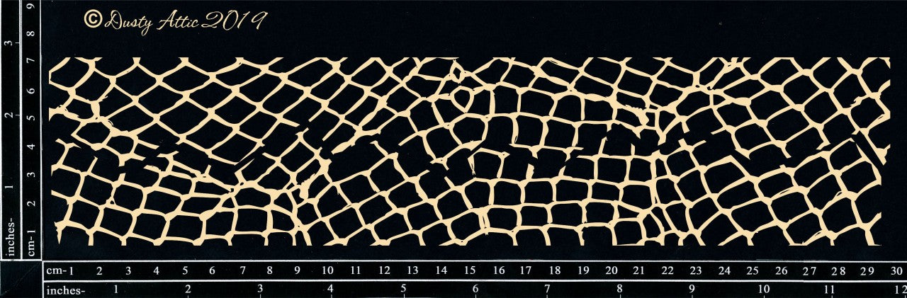 Dusty Attic - Fishnet Border — Papermaze