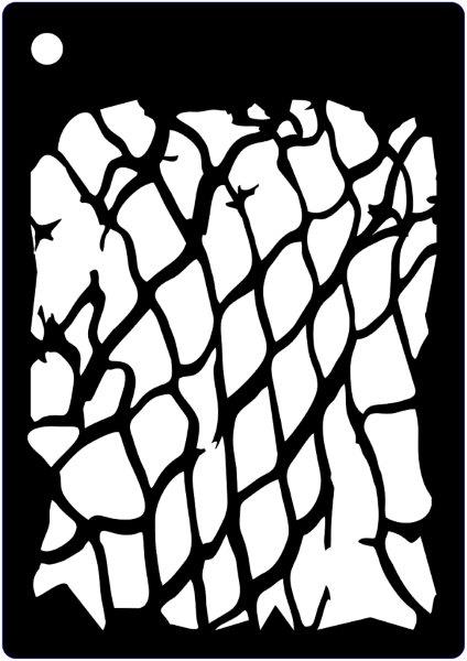 Creative Expressions Mini Stencil - Fishnet