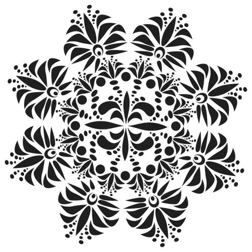 Crafter's Workshop 6x6 Template - Fleur de Lis