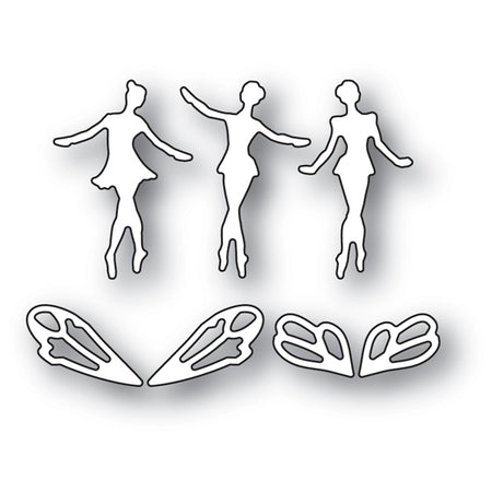 Poppystamps Die - Floating Faeries