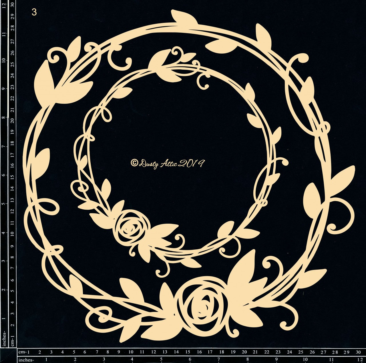 Dusty Attic - Floral Frame Set #3