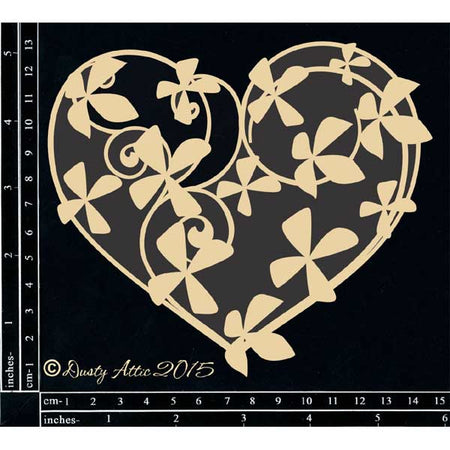Dusty Attic - Floral Heart