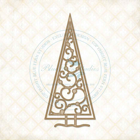 Blue Fern Studios Chipboard - Flourish Tree