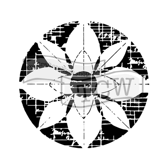 Crafter's Workshop 6x6 Template - Flower Grid