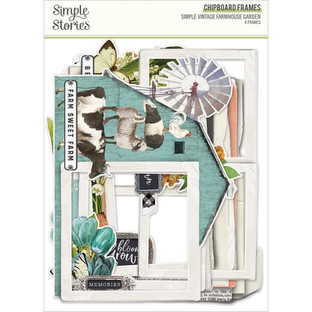 Simple Stories Simple Vintage Farmhouse Garden - Chipboard Frames