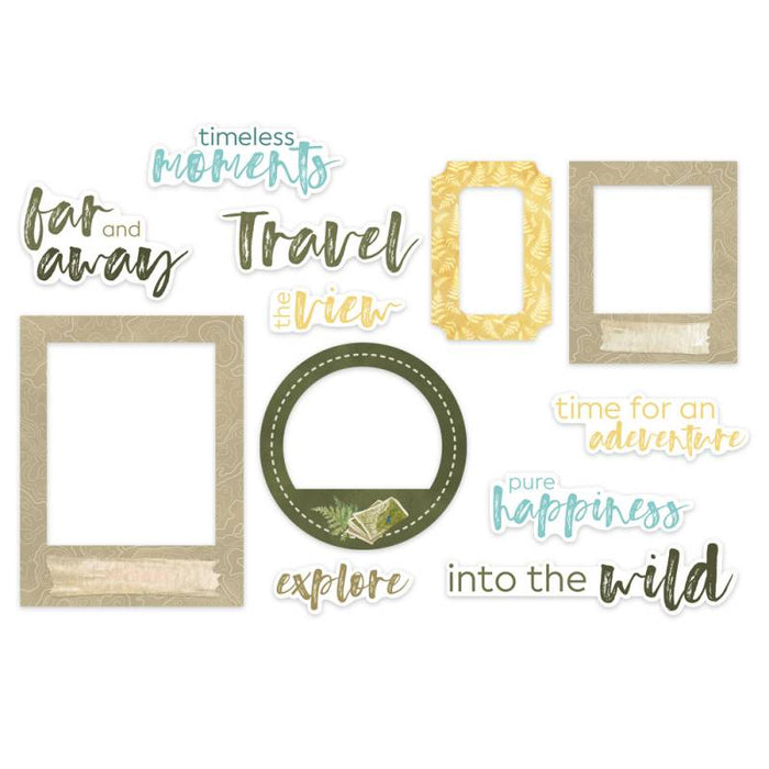 P13 Hit The Road - Ephemera Frames and Words