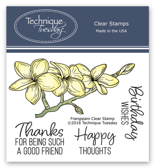 Technique Tuesday Clear Stamps - Frangipani