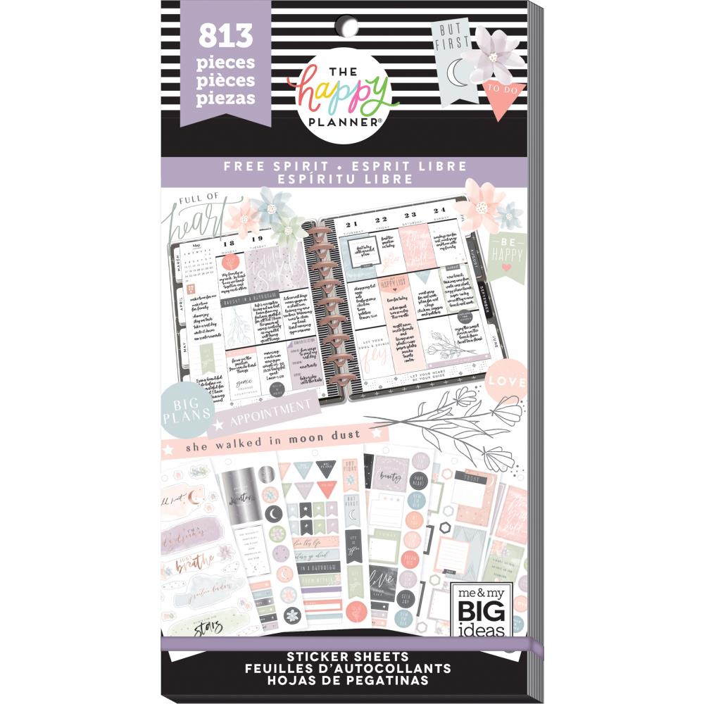 Me & My Big Ideas Happy Planner - Sticker Value Pack Free Spirit