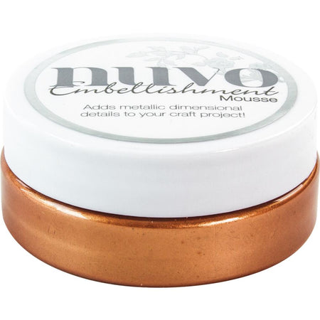 Tonic Studios Nuvo Embellishment Mousse - Fresh Copper