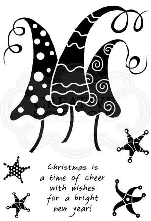 Woodware Clear Magic Singles Stamps - Fun Christmas Tree