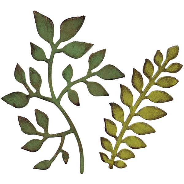 Ellison Tim Holtz Alterations Bigz Die - Garden Greens