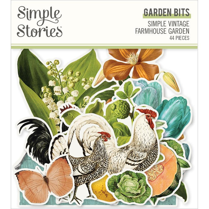 Simple Stories Simple Vintage Farmhouse Garden - Garden Bits