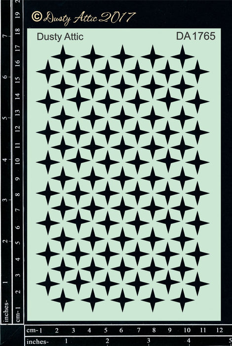 Dusty Attic Stencil - Geo Star