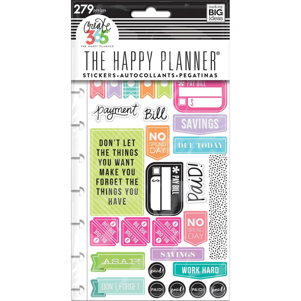 Me & My Big Ideas Happy Planner - Get Paid Stickers