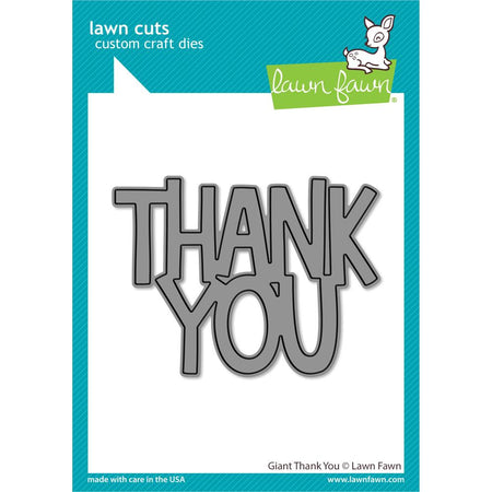 Lawn Fawn Craft Die - Giant Thank You