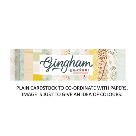 Crate Paper Gingham Garden - Bazzill Plain Matchmaker Pack