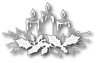 Memory Box Die - Glowing Candles