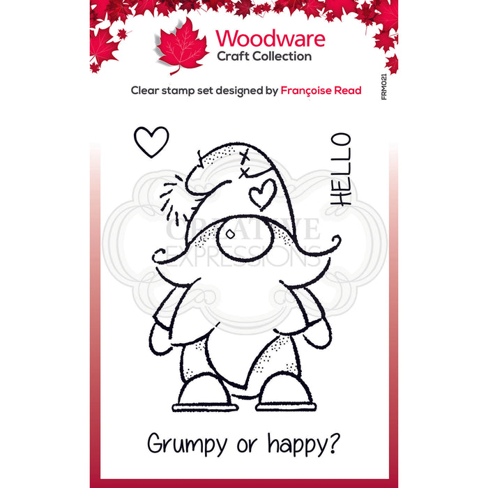Woodware Clear Magic Singles Stamp - Gnome