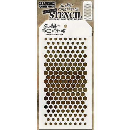 Tim Holtz Layering Stencil - Gradient Hex