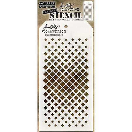 Tim Holtz Layering Stencil - Gradient Square