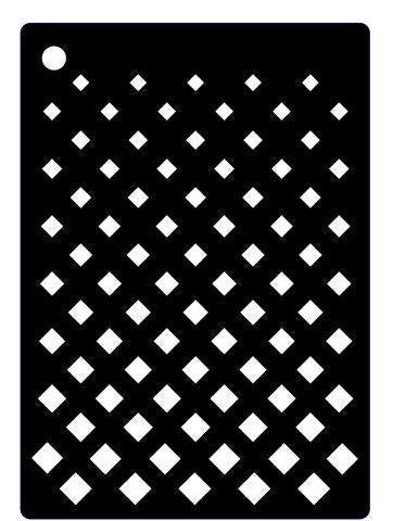 Creative Expressions Mini Stencil - Graduated Grid