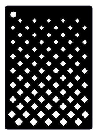 Creative Expressions Mini Stencil - Graduated Grid