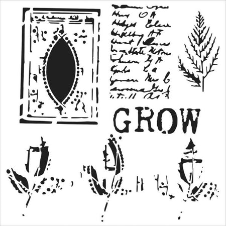 Crafter's Workshop 6x6 Template - Grow Page