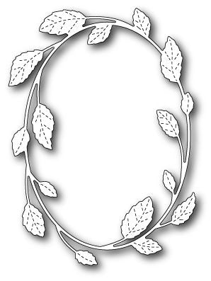 Poppystamps Die - Hampstead Oval Frame