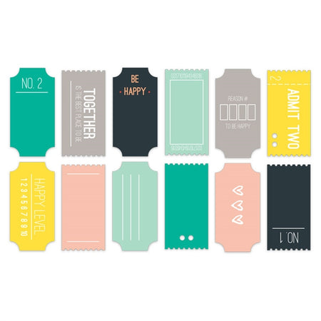Pretty Little Studio Beautiful Day - Happy Tickets Die-Cuts