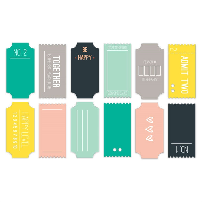 Pretty Little Studio Beautiful Day - Happy Tickets Die-Cuts