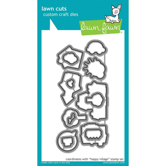 Lawn Fawn Craft Die - Happy Village