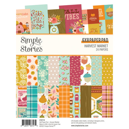 Simple Stories Harvest Market - 6x8 Paper Pad