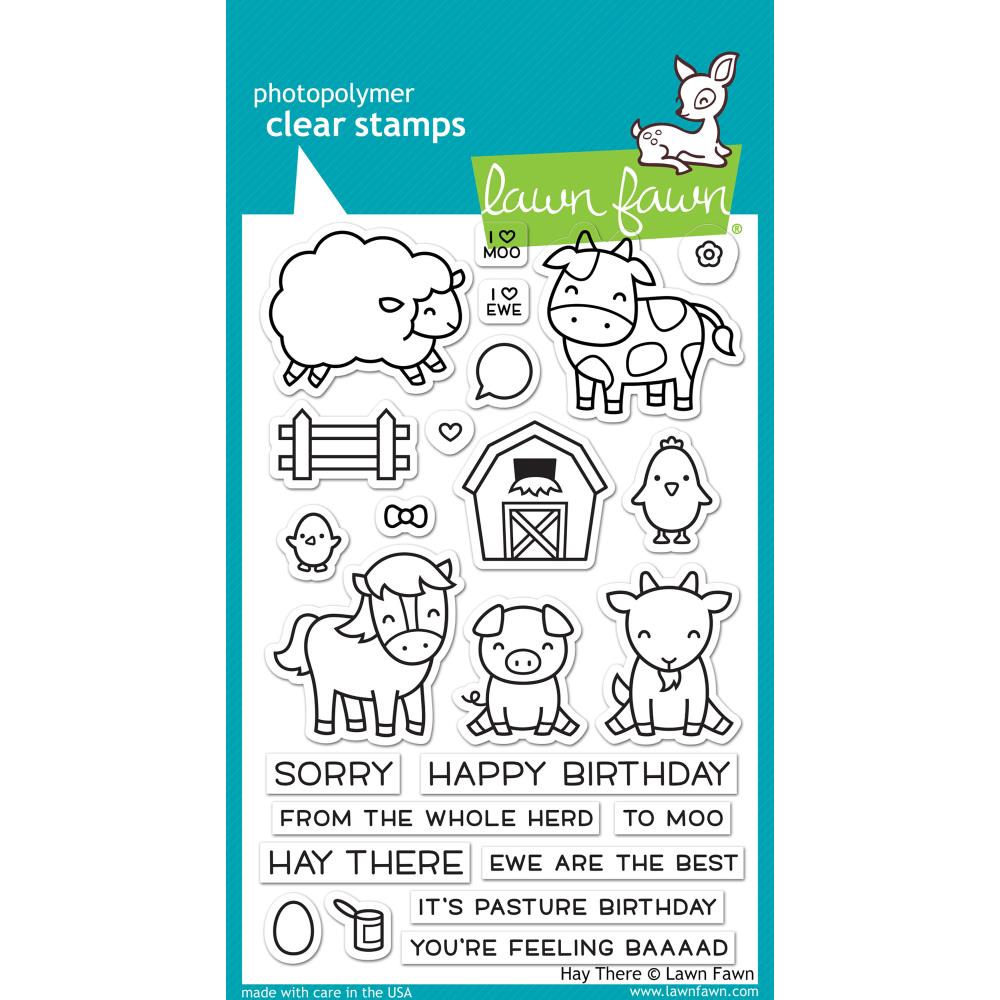 Lawn Fawn Clear Stamps - Hay There