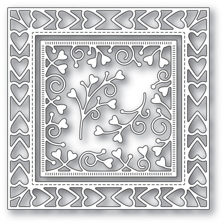 Memory Box Die - Heart Border Frame