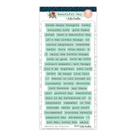 Pretty Little Studio Beautiful Day - Hello Word Stickers Mint