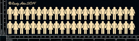 Dusty Attic - Him & Her Border