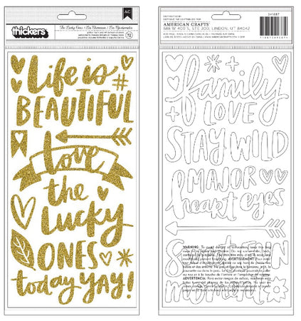 American Crafts The Lucky Ones Thickers