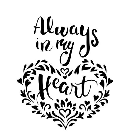 Crafter's Workshop 6x6 Template - In My Heart