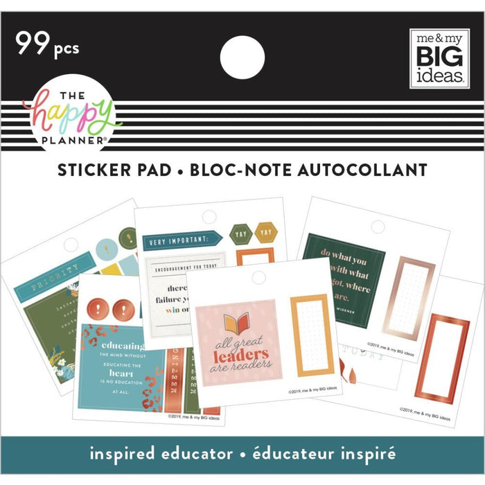 Me & My Big Ideas Happy Planner - Tiny Sticker Pad Inspired Educator