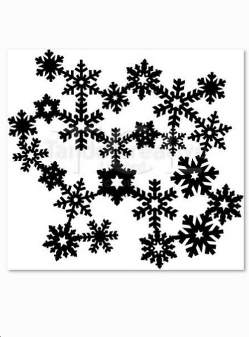 Tando Creative Mask - Joined Snowflakes